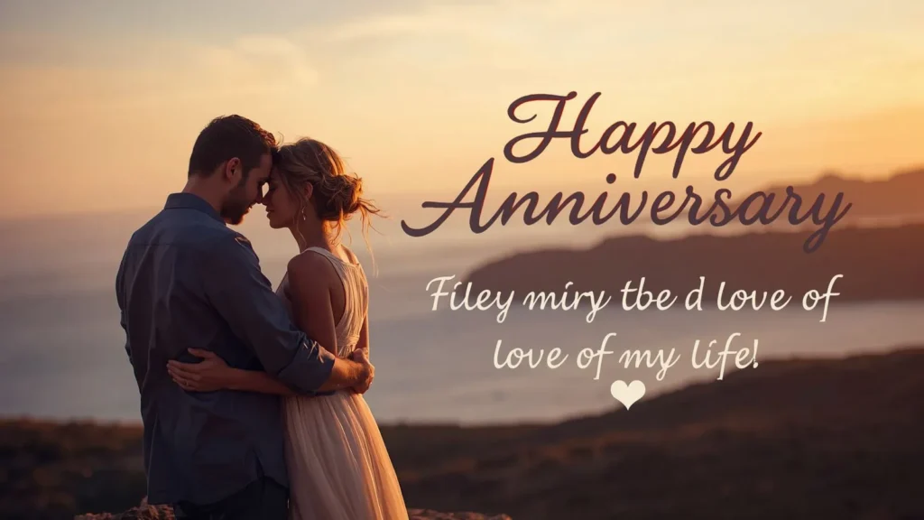 Happy Anniversary to the Love of My Life