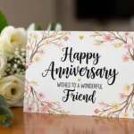 Happy Anniversary Wishes to Friend