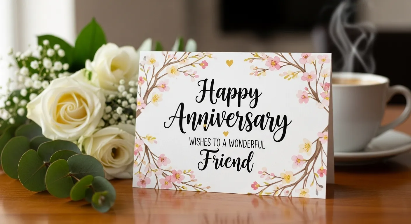 Happy Anniversary Wishes to Friend