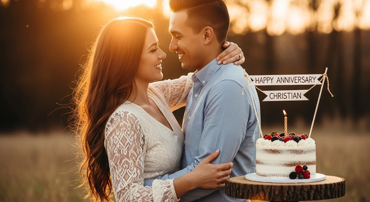 Happy anniversary christian