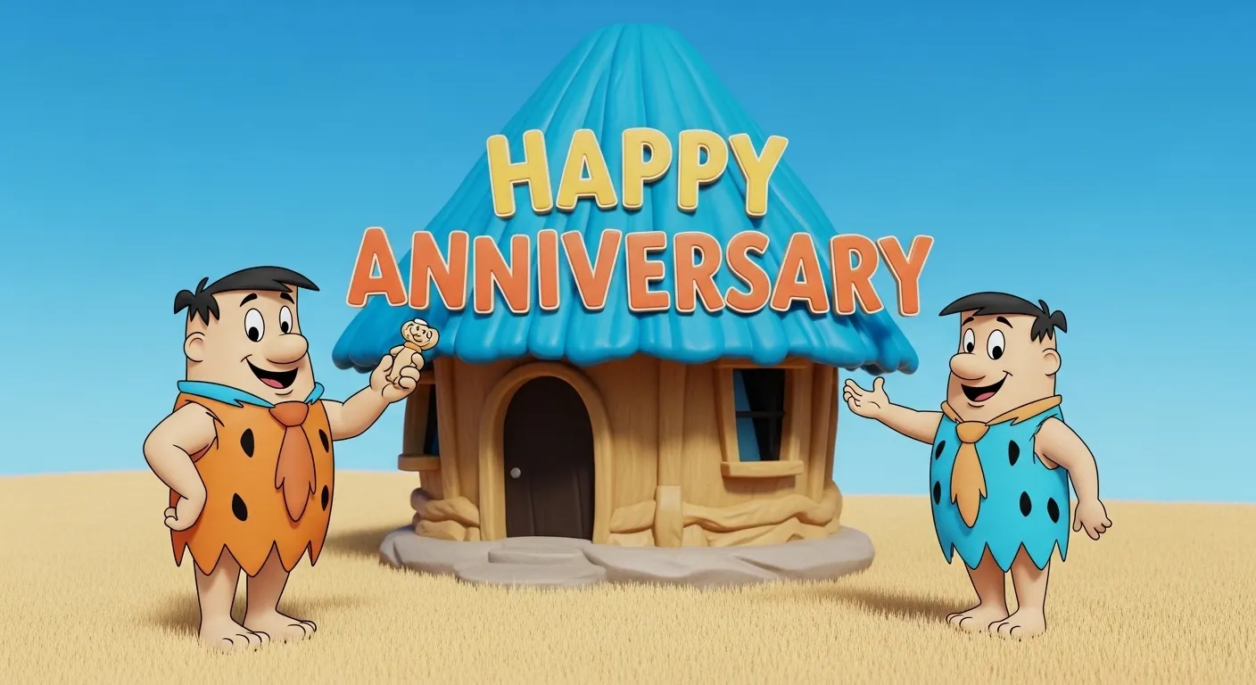 Happy Anniversary Flintstones