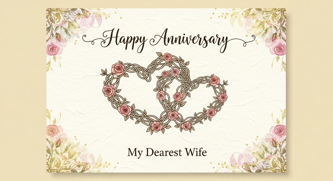 Happy Anniversary for Wife