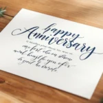 Happy Anniversary Letter