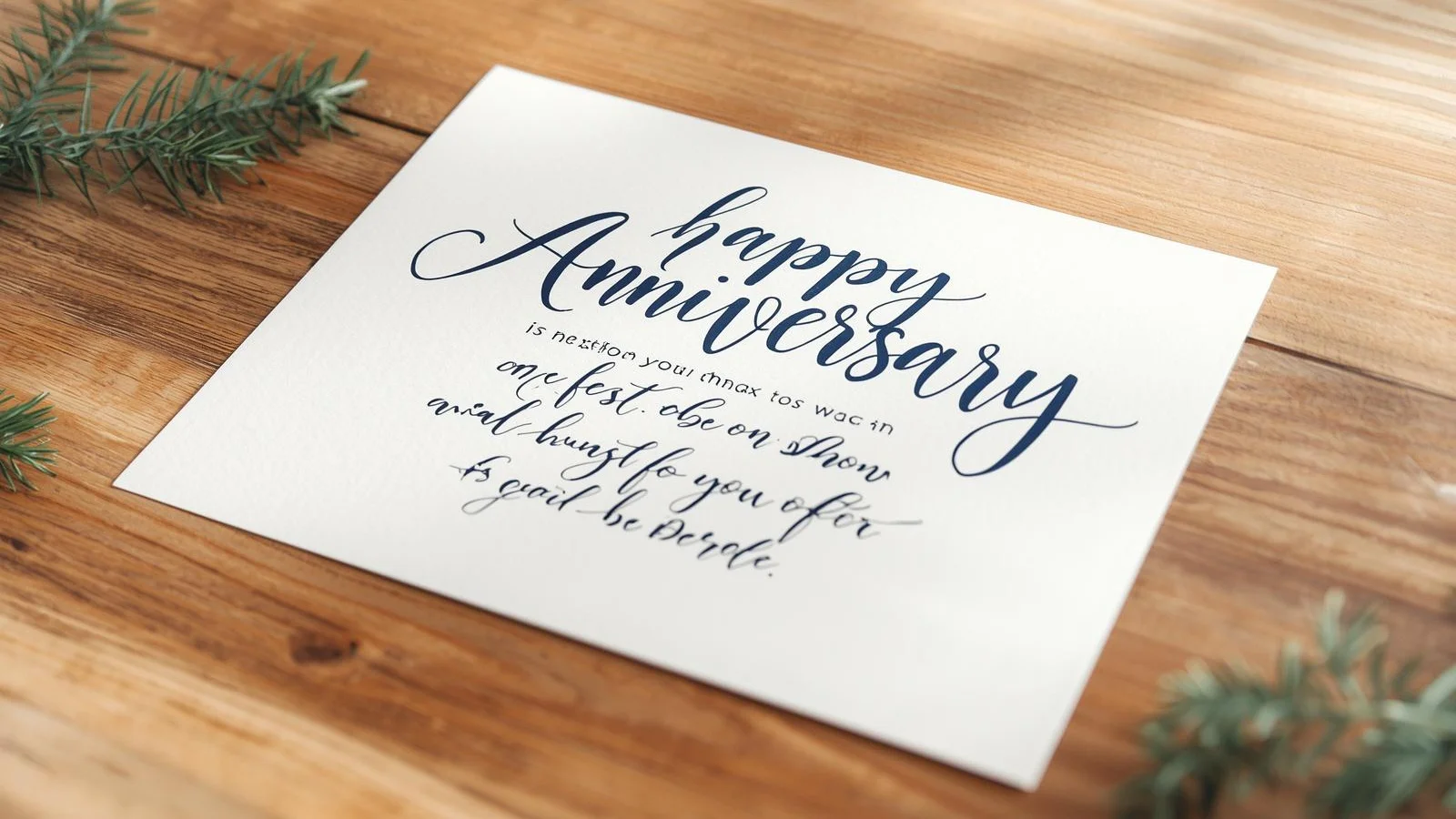 Happy Anniversary Letter
