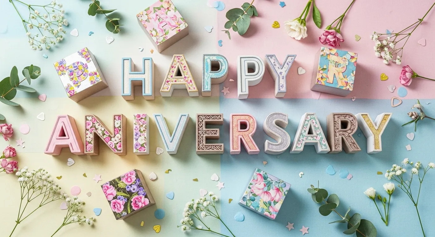 Happy Anniversary Letters