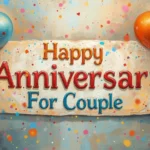 Happy Anniversary Message for Couple