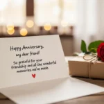 Happy Anniversary Message to a Friend