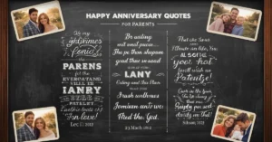 Happy Anniversary Quotes for Parents