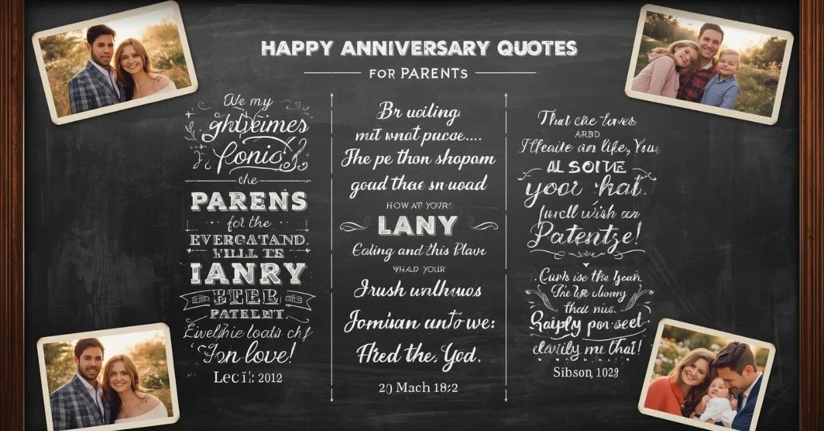 Happy Anniversary Quotes for Parents