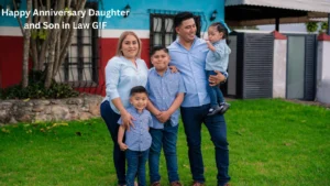 Happy Anniversary Daughter and Son in Law GIF