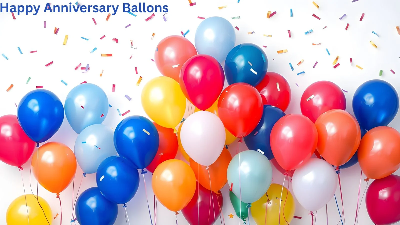 Happy Anniversary Ballons