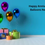 Happy Anniversary Balloons Nearby