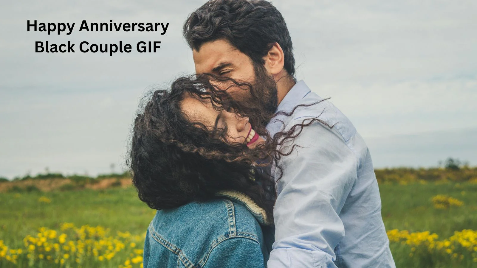 Happy Anniversary Black Couple GIF