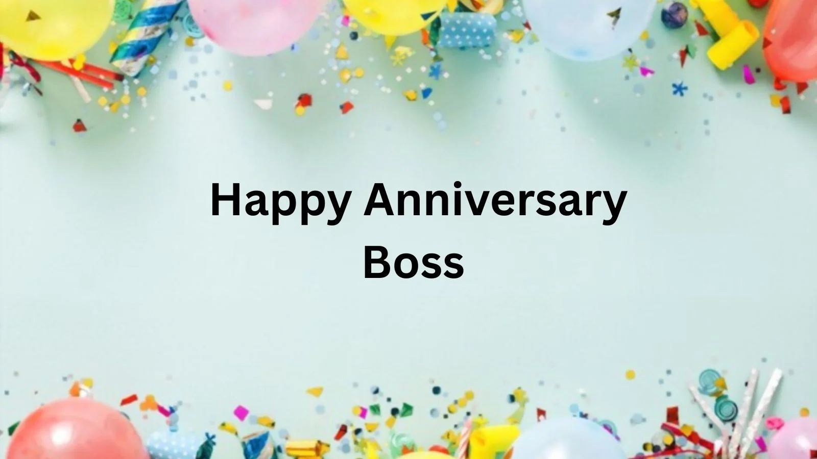 Happy Anniversary Boss 