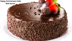 Happy Anniversary Cake With Name