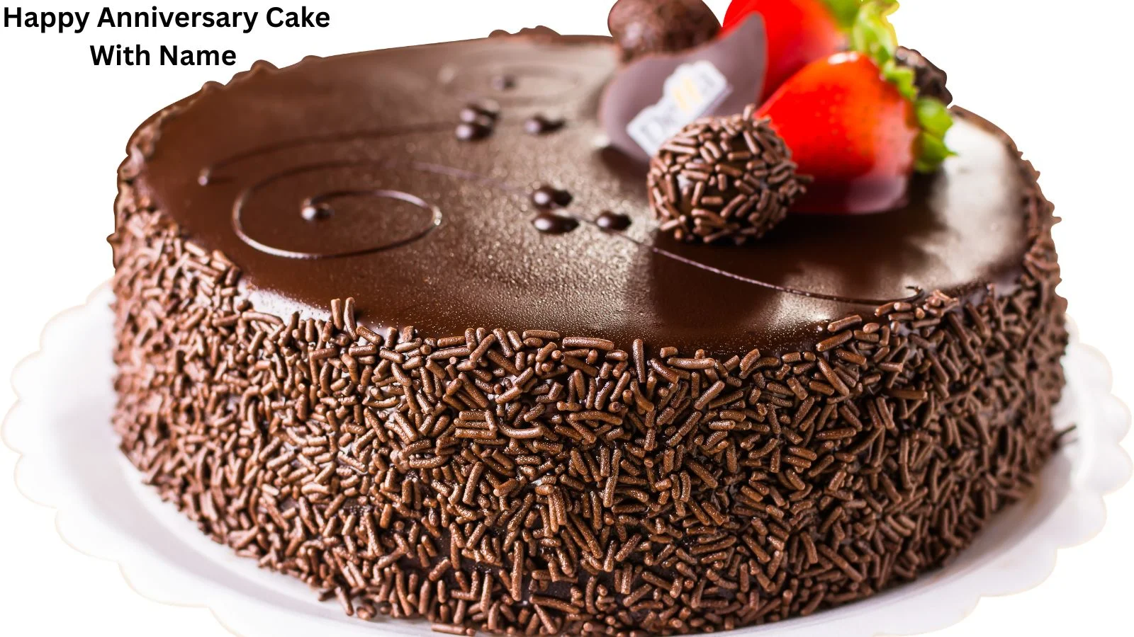 Happy Anniversary Cake With Name