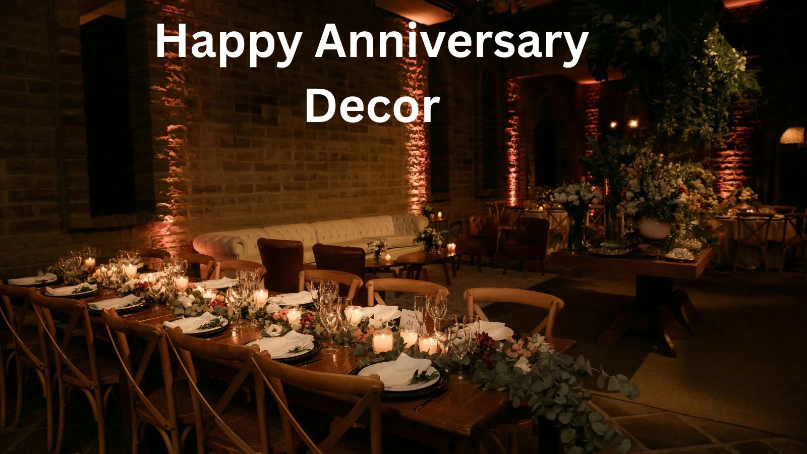 Happy Anniversary Decor