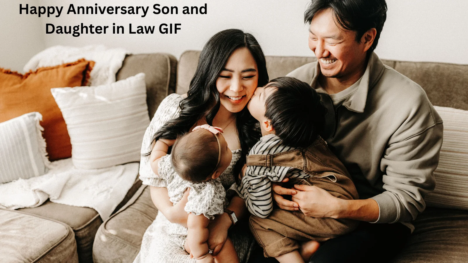 Happy Anniversary Son and Daughter in Law GIF
