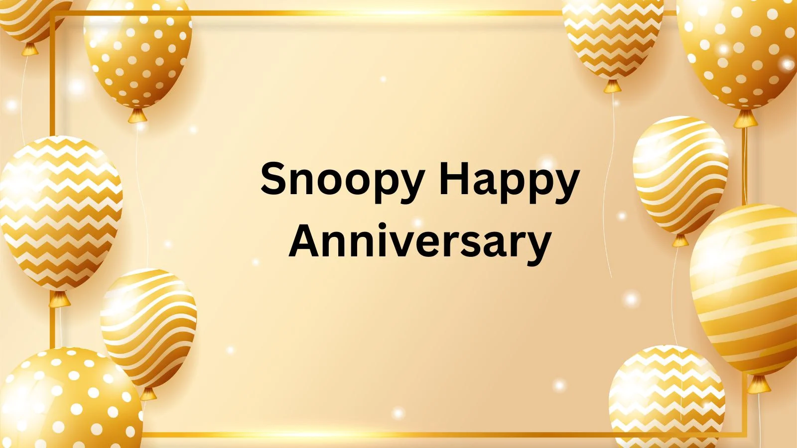 Snoopy Happy Anniversary